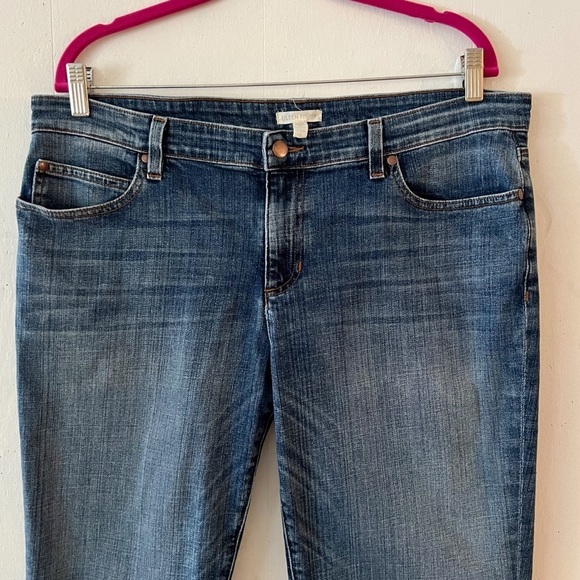 Eileen Fisher Organic Cotton Tapered Ankle Jean Size 12 - Picture 2 of 12